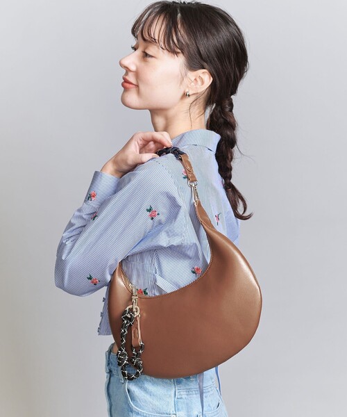 ゆ LE VERNIS（ル・ベルニ） パラコードムーン BAG キャメル LE VERNIS