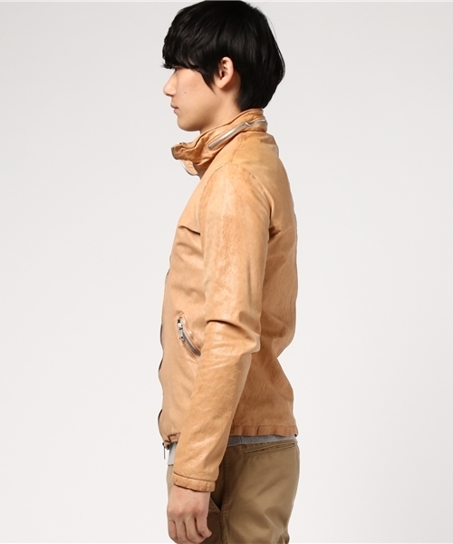 GIORGIO BRATO ラムレザー ジャケット