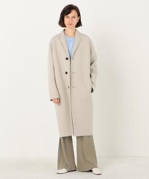 GALERIE VIE ライトメルトンチェスターコート ライトグリーン Mサイズ