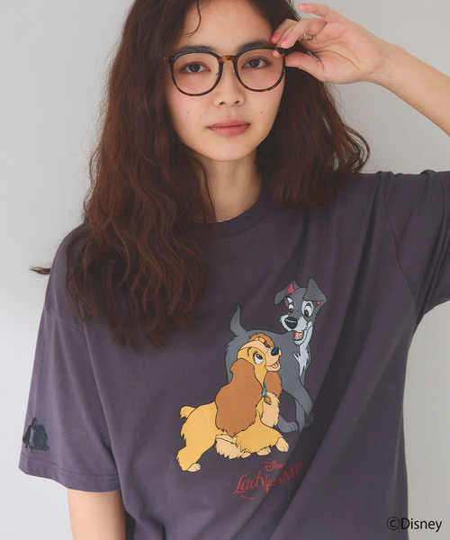 セール】【Disney/ディズニー】わんわん物語レディ＆トランプ半袖