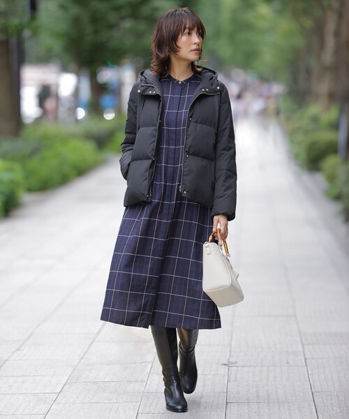 セール】【洗える】タフタダウン ショート丈 コート（ダウンジャケット