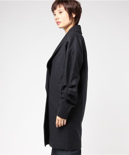 ALLSAINTS（オールセインツ）の「KENZIE RUCHE COAT（チェスターコート