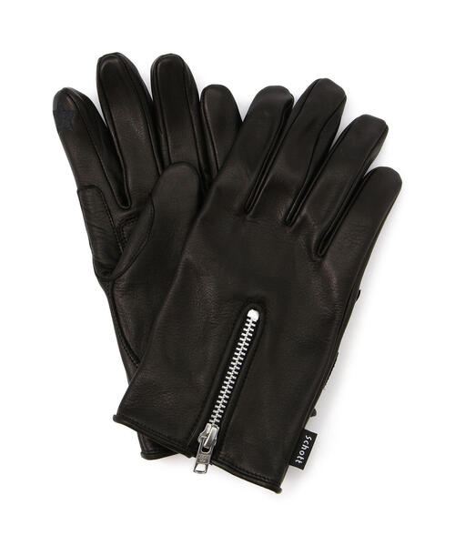 Schott/ショット/ZIP LEATHER GLOVE/ジップレザーグローブ（手袋