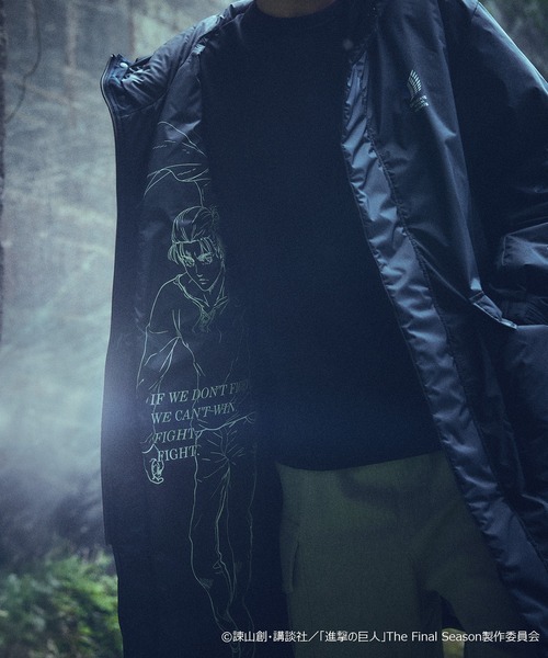 進撃の巨人 × NANGA AURORA DOWN COAT(EREN)（ダウンジャケット/コート