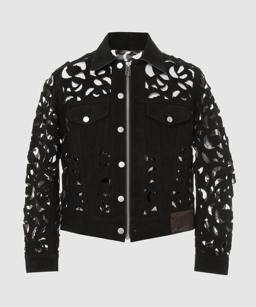 MASU（エムエーエスユー）の「WING-CUT LEATHER TRUCKER JACKET