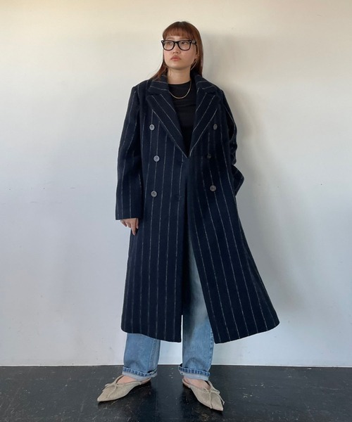 希少・美品】MサイズETRO エトロ ストライプ チェスターコート Etro