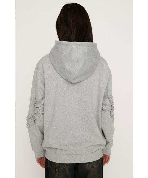 FRILL ZIP UP HOODIE フリルジップアップフーディ 冬服 春服 ジップ