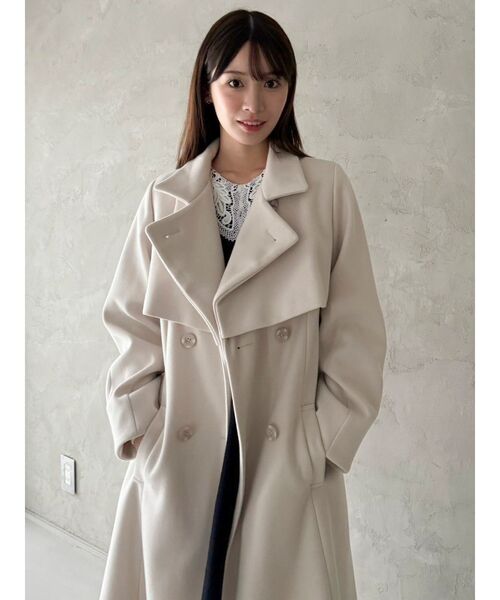 dazzlin（ダズリン）の「2WAYカラーレディコート【スタンドカラー可