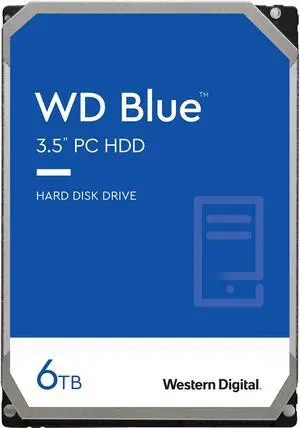 WD Blue 6TB Desktop Hard Disk Drive 5400 RPM 3.5