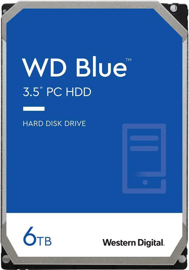 WD Blue 6TB Desktop Hard Disk Drive 5400 RPM 3.5