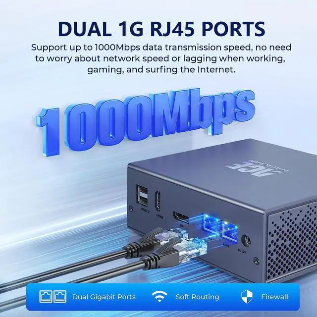 Mini PC Intel 12th Gen N95(up to 3.40Ghz) 8GB DDR4 256GB M.2 SSD