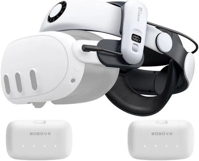 BOBOVR S3 Pro Battery Head Strap for Meta Quest 3 and TWO B100