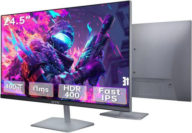 KTC 24.5 inch 400Hz 240Hz Gaming Monitor | Fast IPS 1ms | FHD