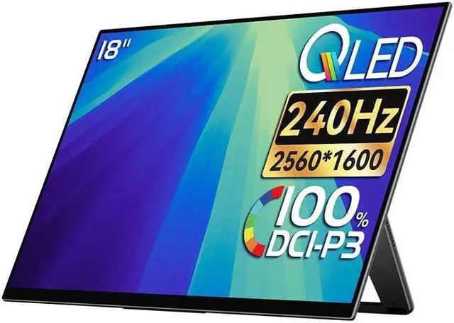 EHOMEWEI モバイルディスプレイ WQXGA RQG-180PW Macでもタッチ操作が