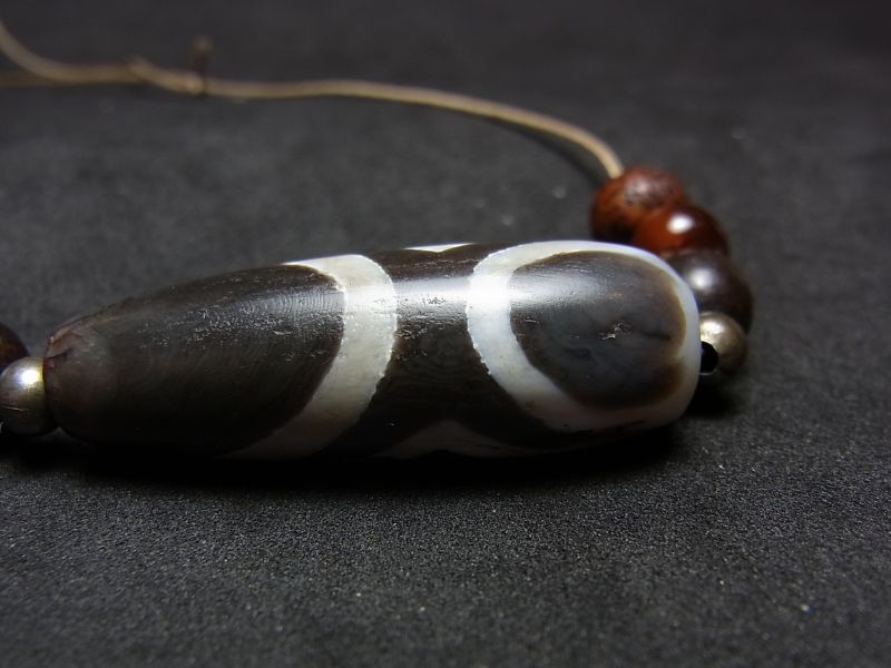 ☆D0602☆古代石 (210) chung dzi 老線珠 ジービーズ天珠 ☆D0602