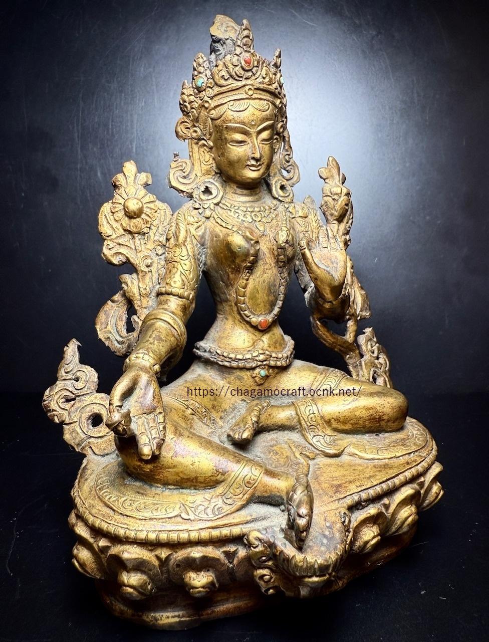 チベット密教・グリーンターラ（ドルマ・ジャン）緑度母・多羅菩薩