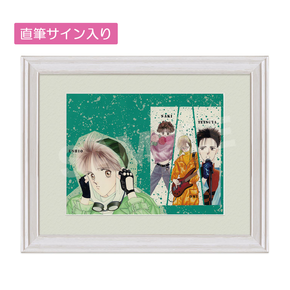 なかじ有紀原画展】直筆サイン入りキャラファイングラフC「RED