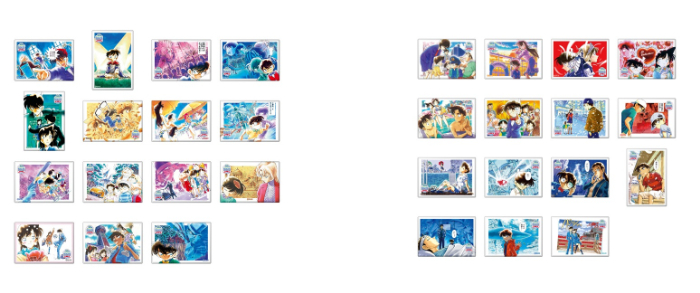 名探偵コナン連載30周年記念カフェ限定 スクエアバッジAB 全種