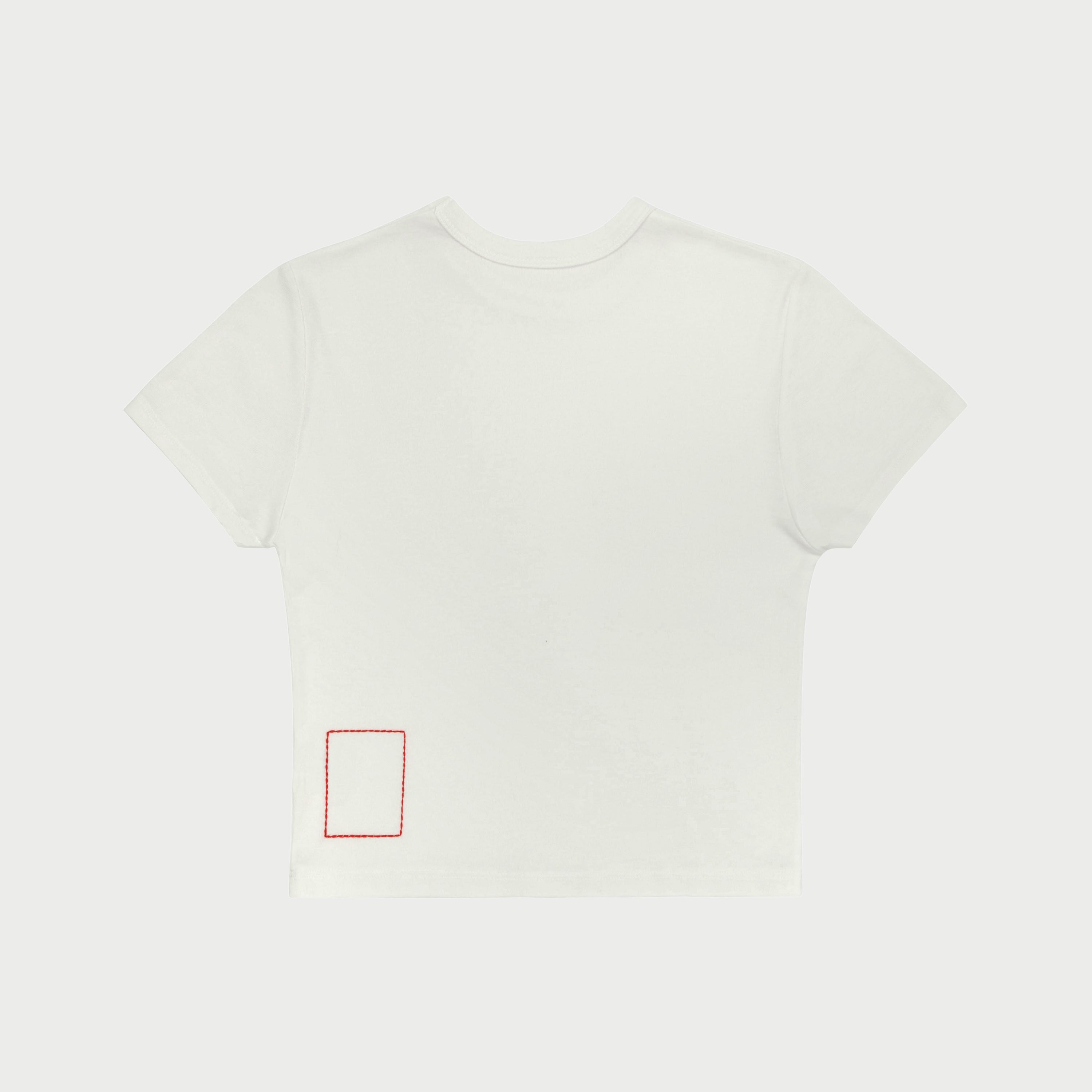 Basic Baby Tee (White) – CHERRY LA