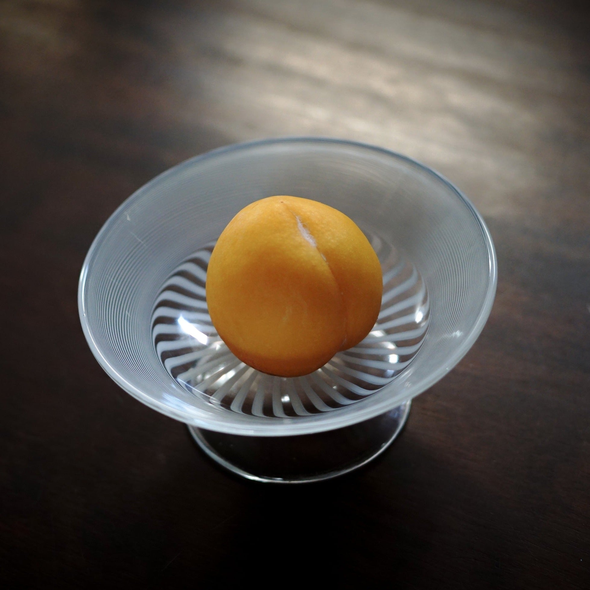 ムラーノガラス（ベネチアングラス）｜﻿高台付コンポート （小）「絹の