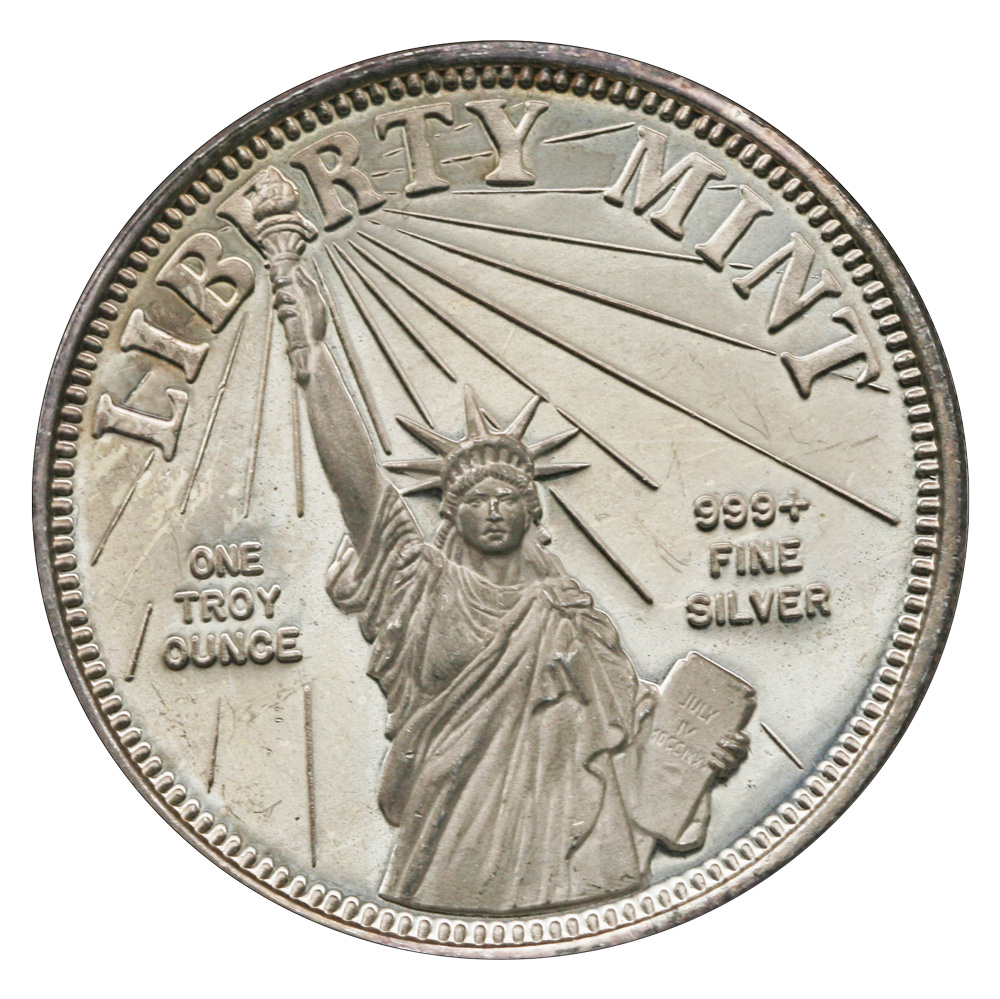 1 oz Liberty Mint Silver Round Article 1 Section 10 US