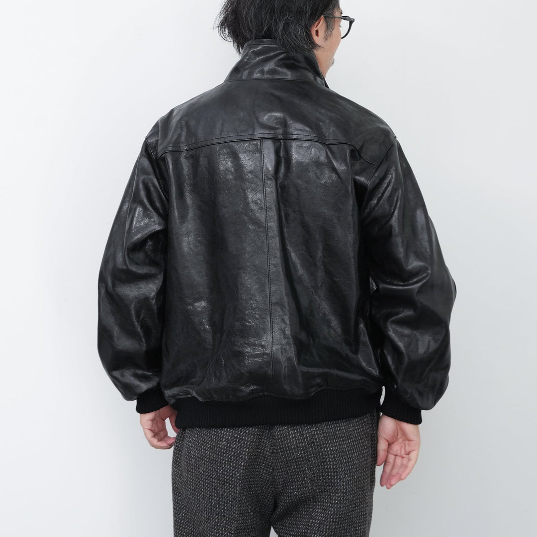 25AW LAMB LEATHER ZIP BLOUSON サイズ3 25AW】AURALEE LAMB LEATHER
