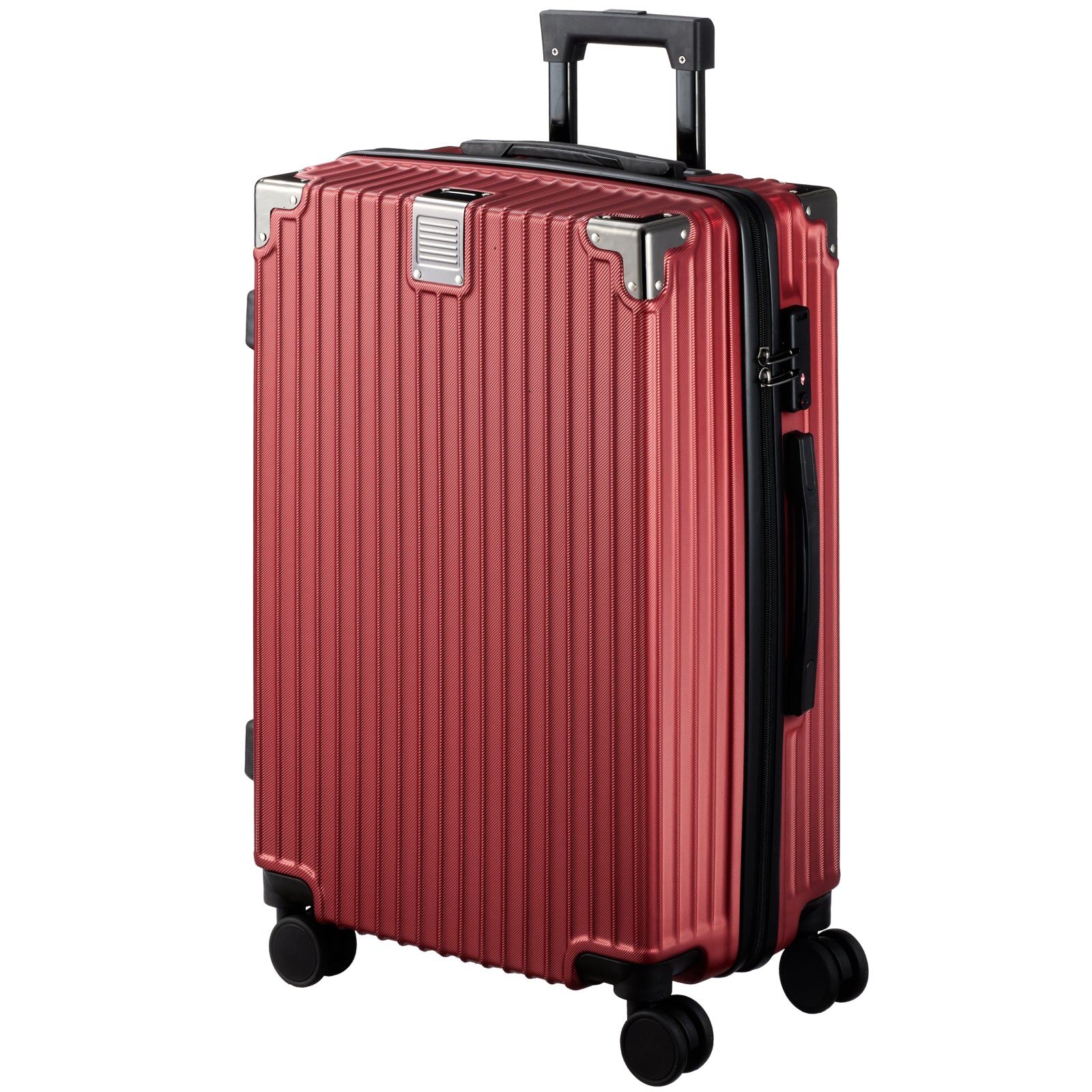 C.jutro 日本企業企画】スーツケース 6色 ファスナータイプ Mサイズ