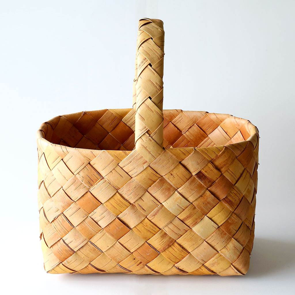 フィンランドの白樺かご/ハンドル付きバスケット/01サイズ COMFOTA