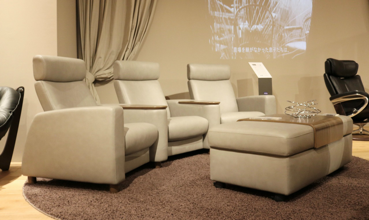 Stressless®リクライニングチェアが提供する