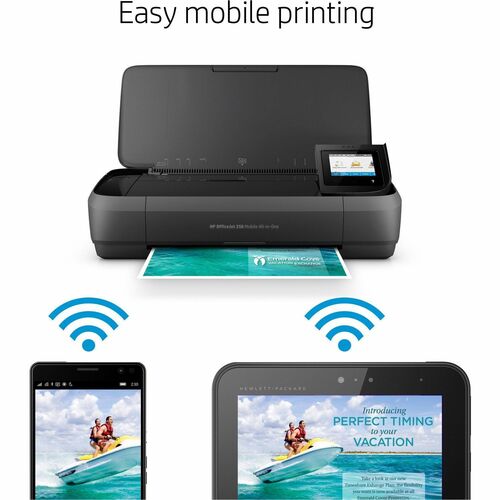 HP OfficeJet 250 Mobile All-in-One Printer, Copy/Fax/Print/Scan