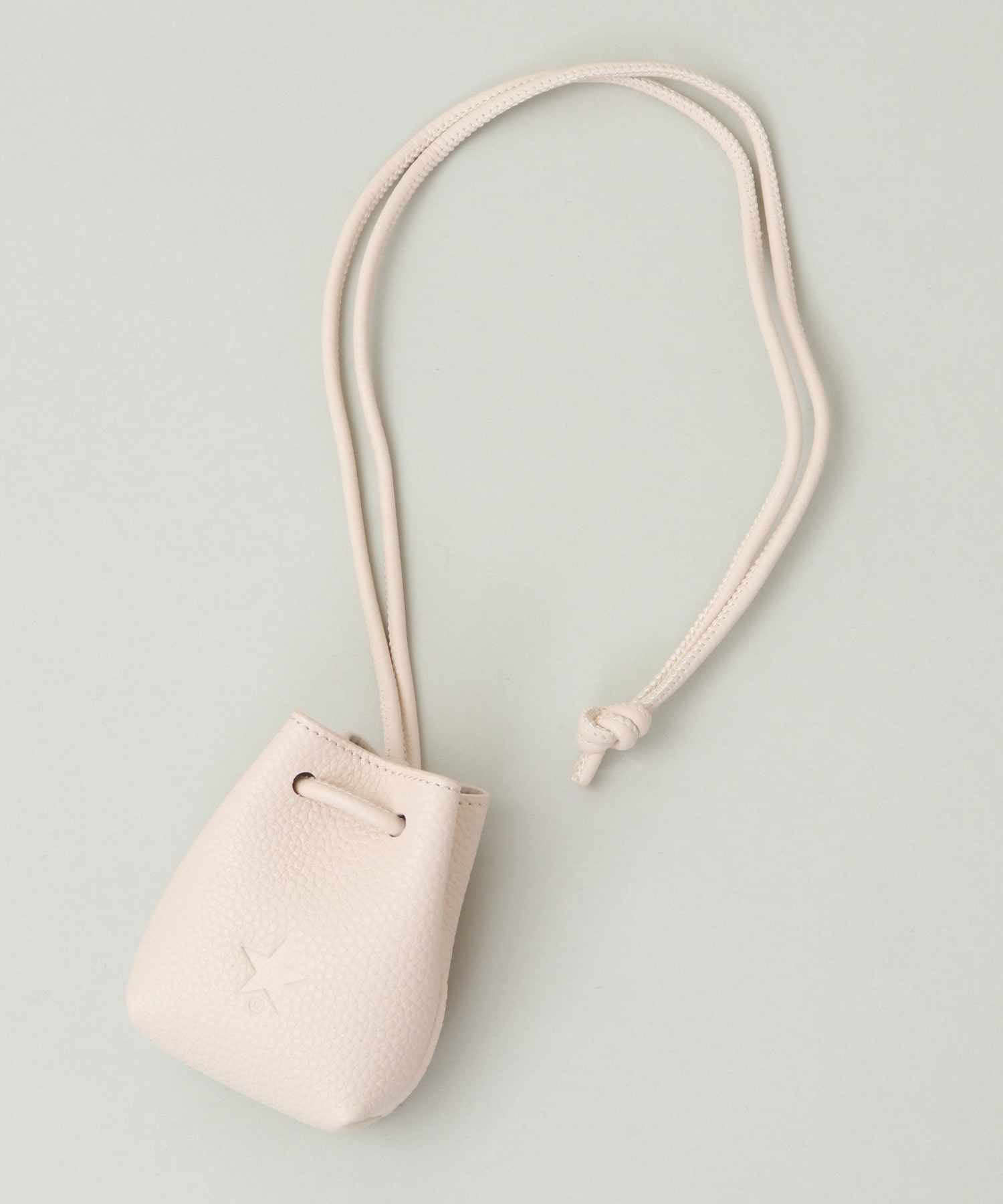 ECO-LEATHER DRAWSTRING MINI BAG（S）｜CONVERSE TOKYO (コンバース