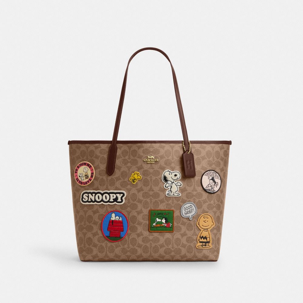 公式】コーチアウトレット | 【COACH X PEANUTS】シティ トート