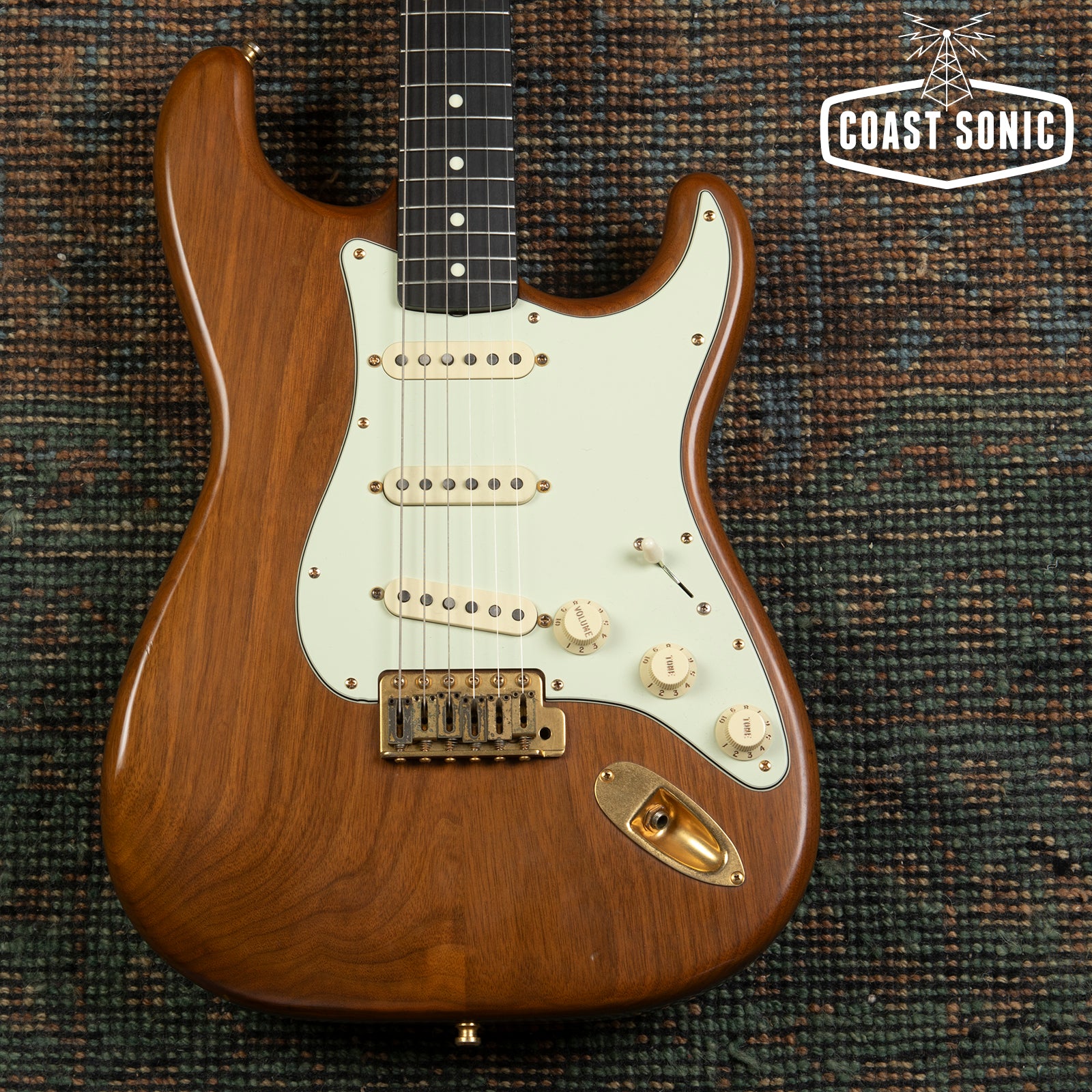 1990 Fender '62 Stratocaster ST62-115WAL All Walnut w/ USA Pickups, Ma