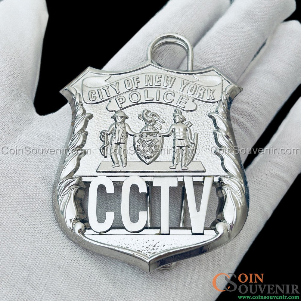 NYPD CCTV Officer Shield New York Police Badge Creative Retirement