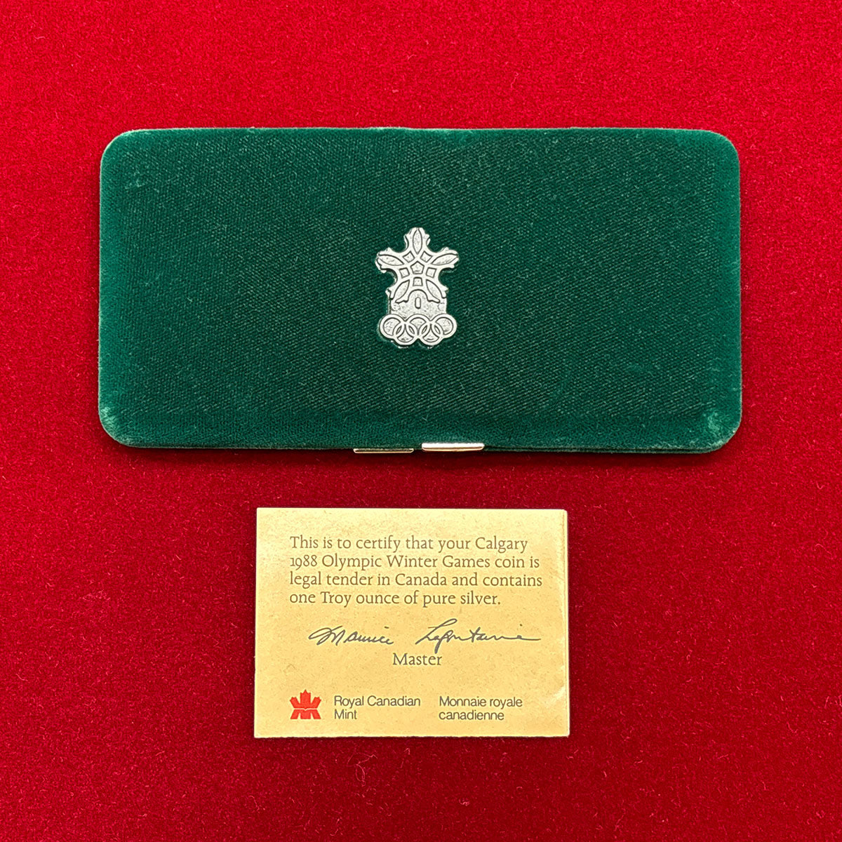 カナダ】カルガリーオリンピック記念銀貨 2枚組 1987［C-0000019