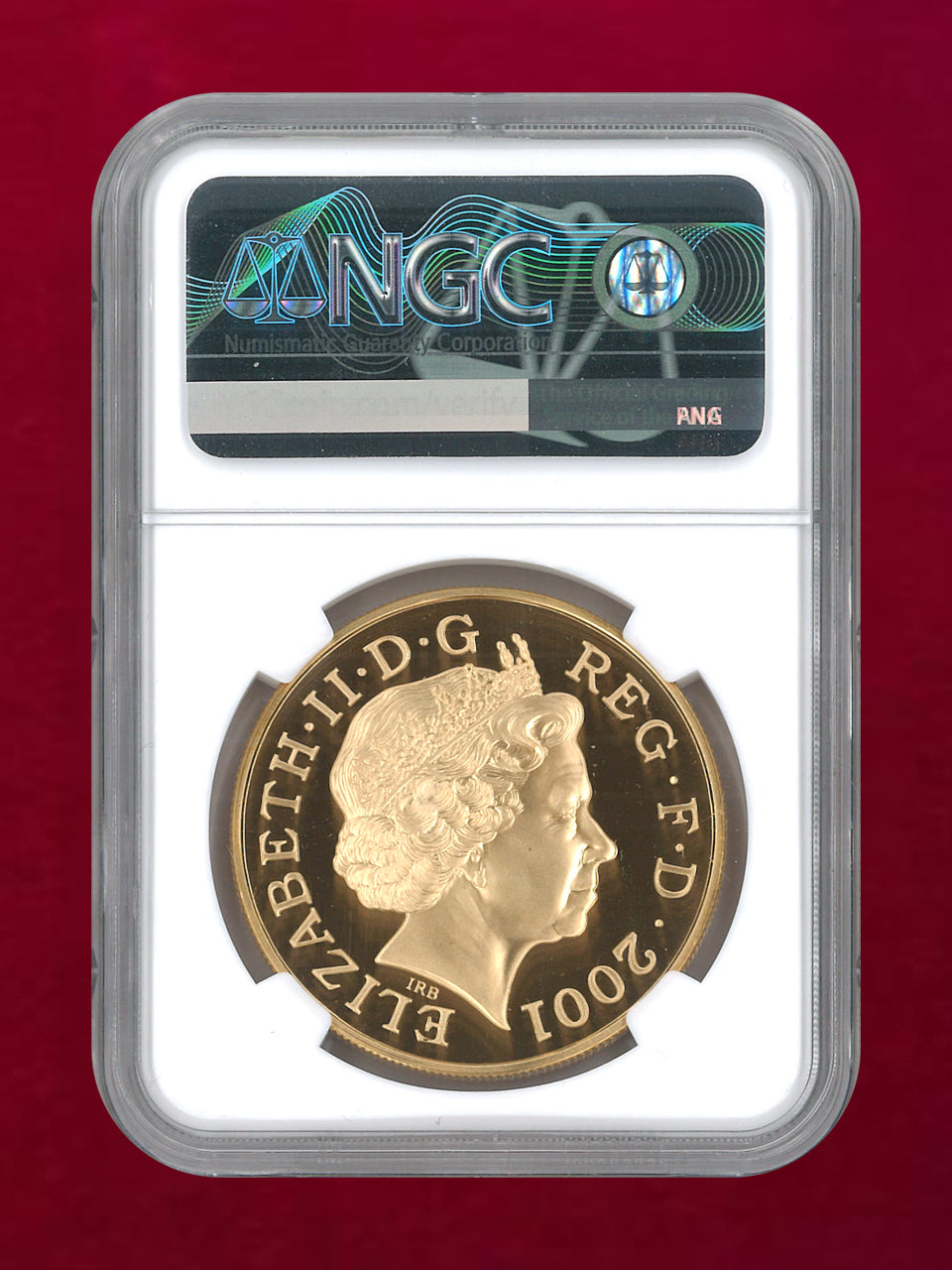 イギリス】ヴィクトリア女王没後100周年 5ポンド 金貨 プルーフ 2001