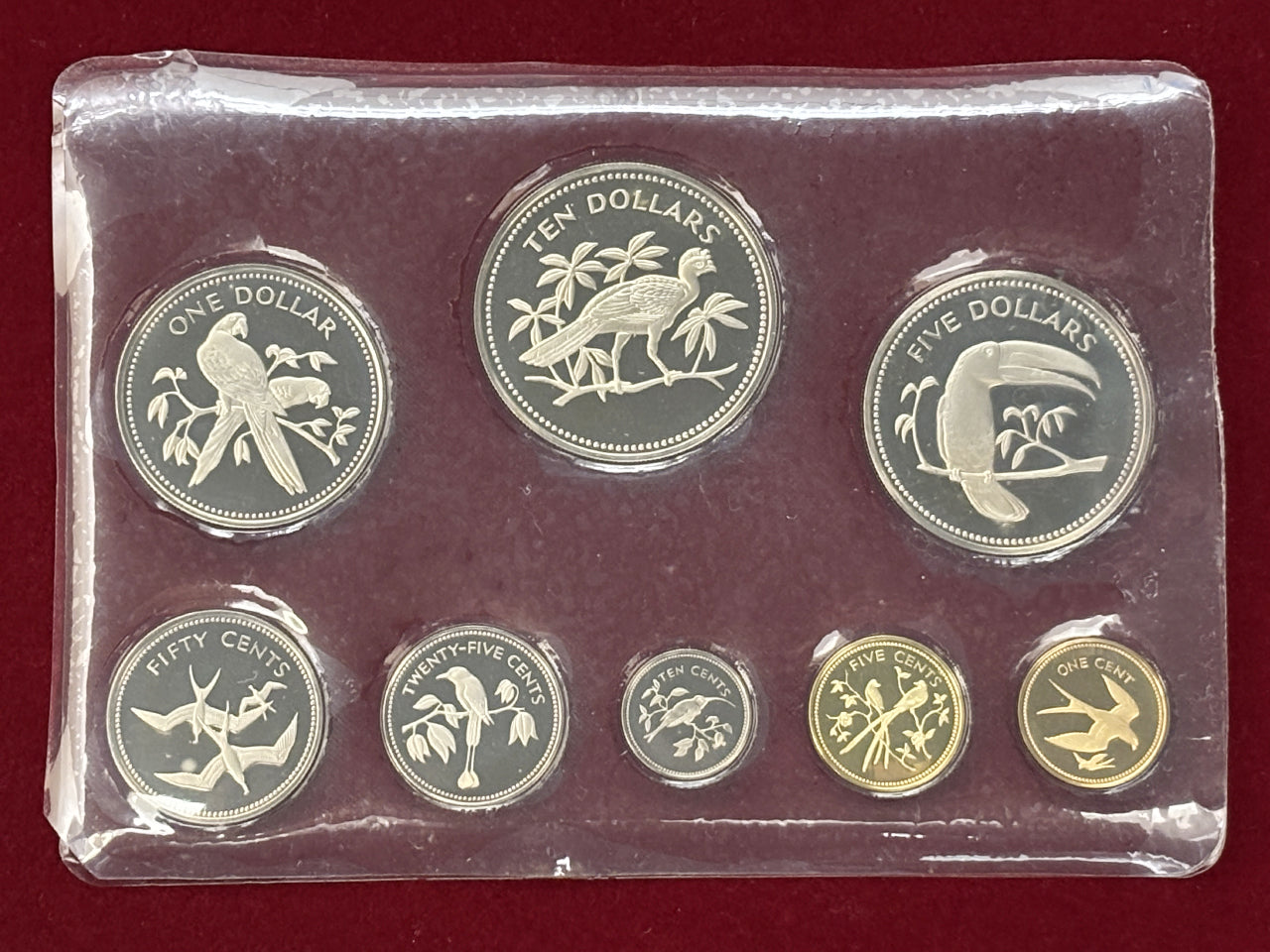 ベリーズ】プルーフセット 8枚組 1974［C-0000305］ – ワールド