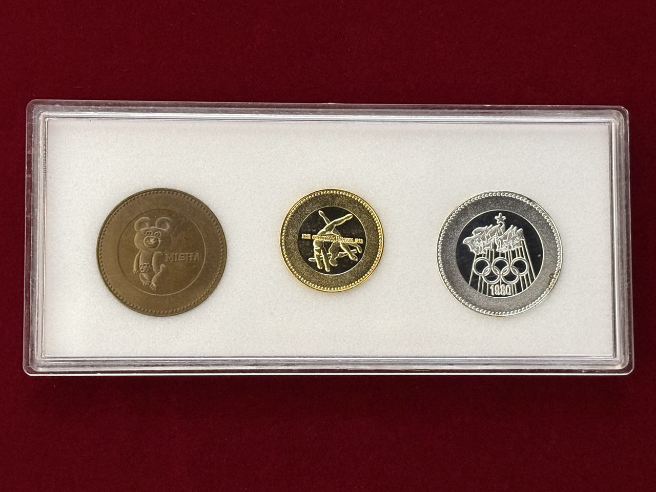 1980 モスクワオリンピック記念メダル 銀貨 日本】モスクワ