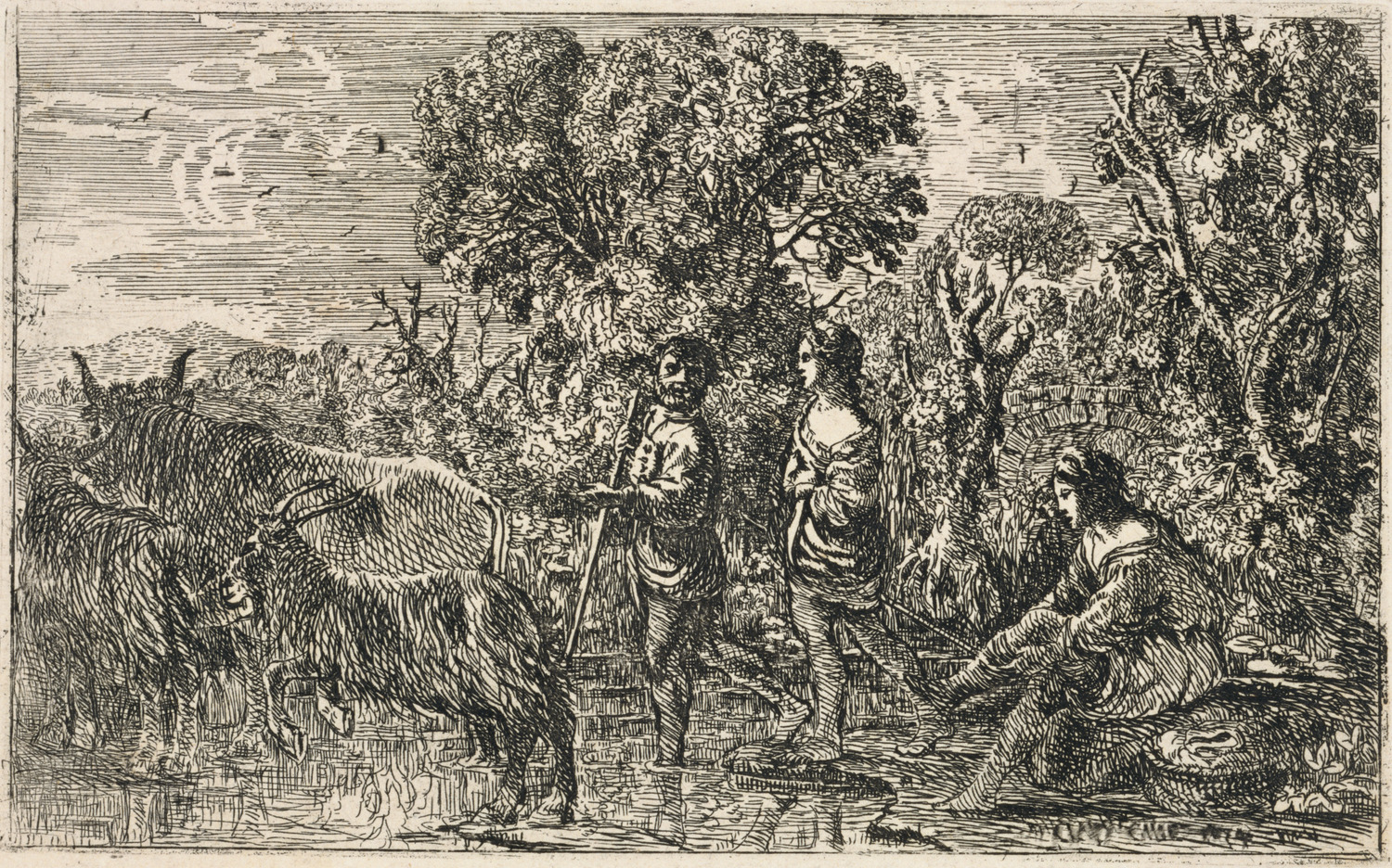 浅瀬|クロード・ロラン |所蔵作品検索｜国立西洋美術館