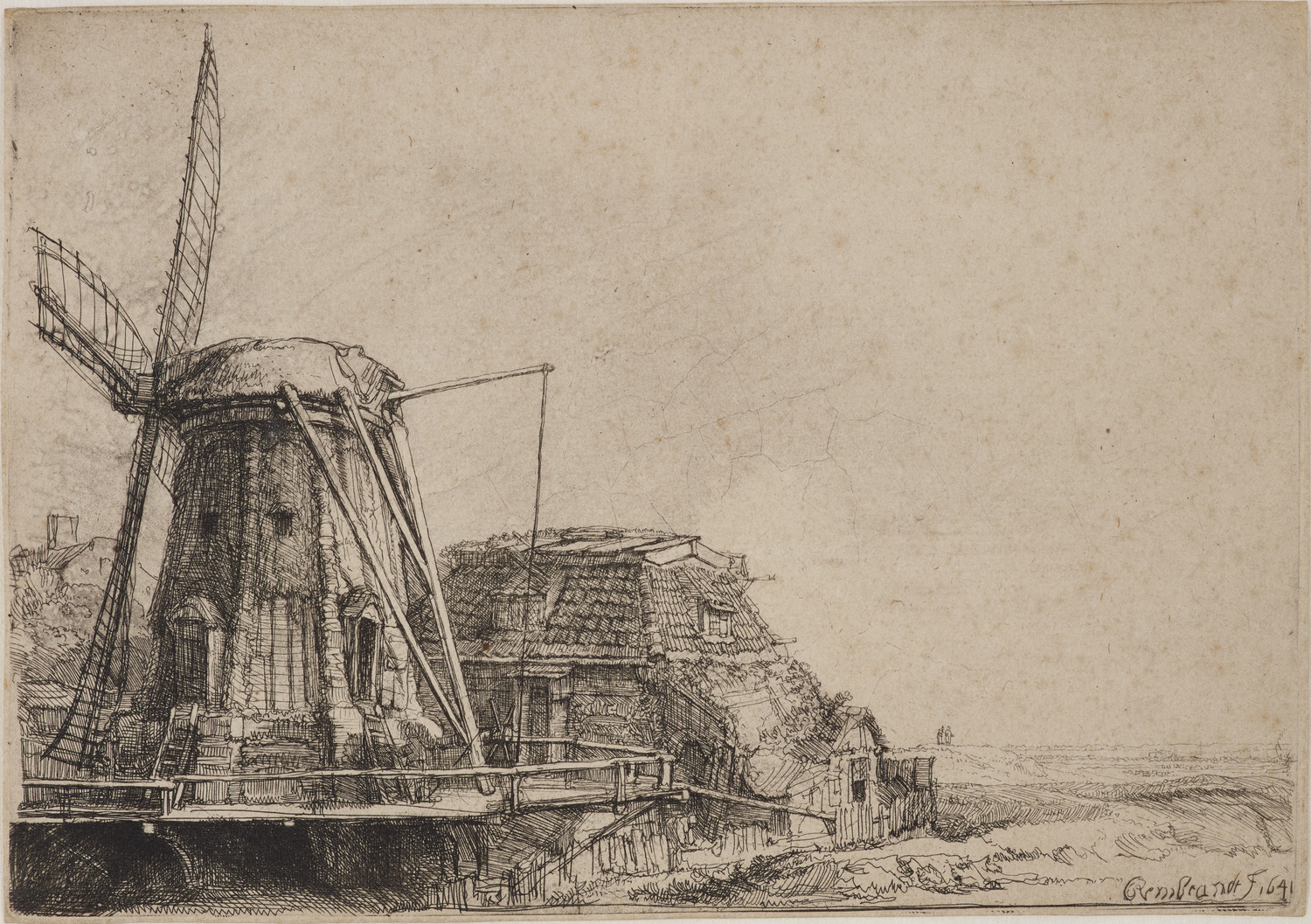 風車|レンブラント・ハルメンスゾーン・ファン・レイン |所蔵作品検索