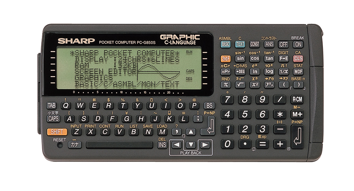 シャープ ポケットコンピュータ PC-G850VS PC-G850VS SHARP ポケット