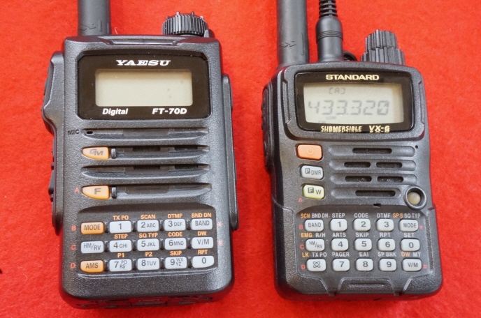 YAESU FT-70D エアーバンドスペシャル オプション品2点付き YAESU FT
