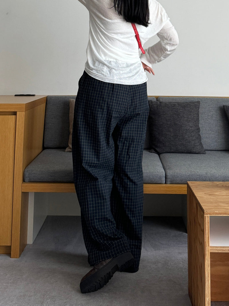 ウエストリボンチェックパンツ DPB78002 – CRAMMY