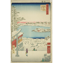 名所江戸百景 湯しま天神坂上眺望 - 歌川広重 - 日本画 - 名画 - Canon