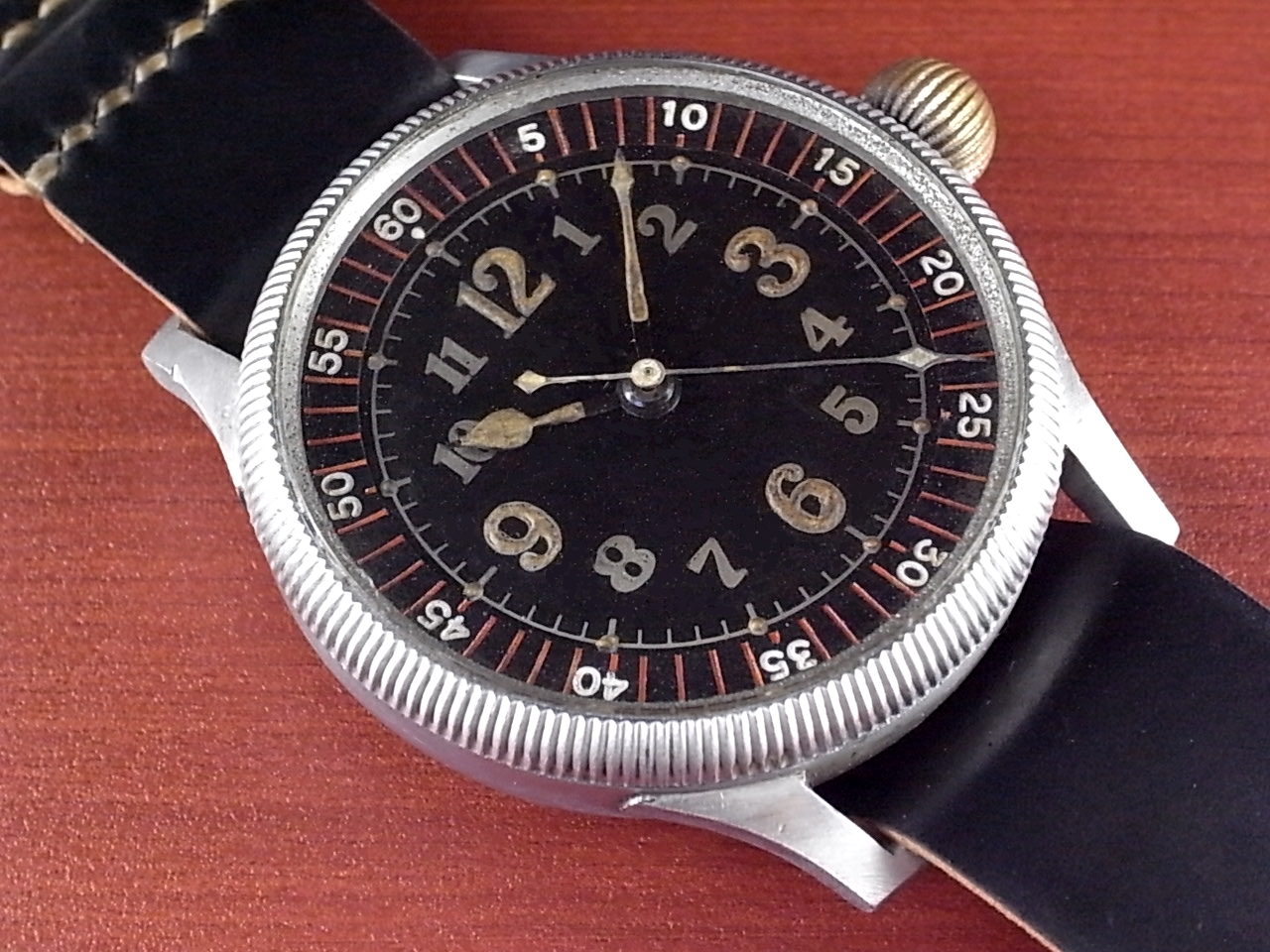 旧日本軍 精工舎 飛行時計 SEIKO飛行隊 戦闘機搭載計器 航空時計