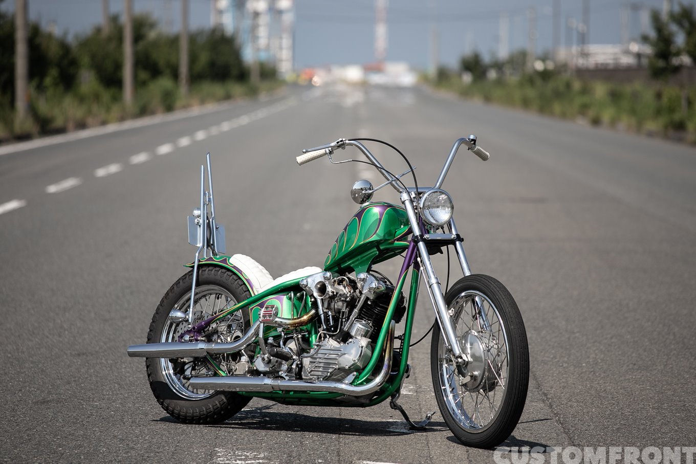 INDIAN ORANGEのハーレー S&Sナックルヘッドのオールドスクール