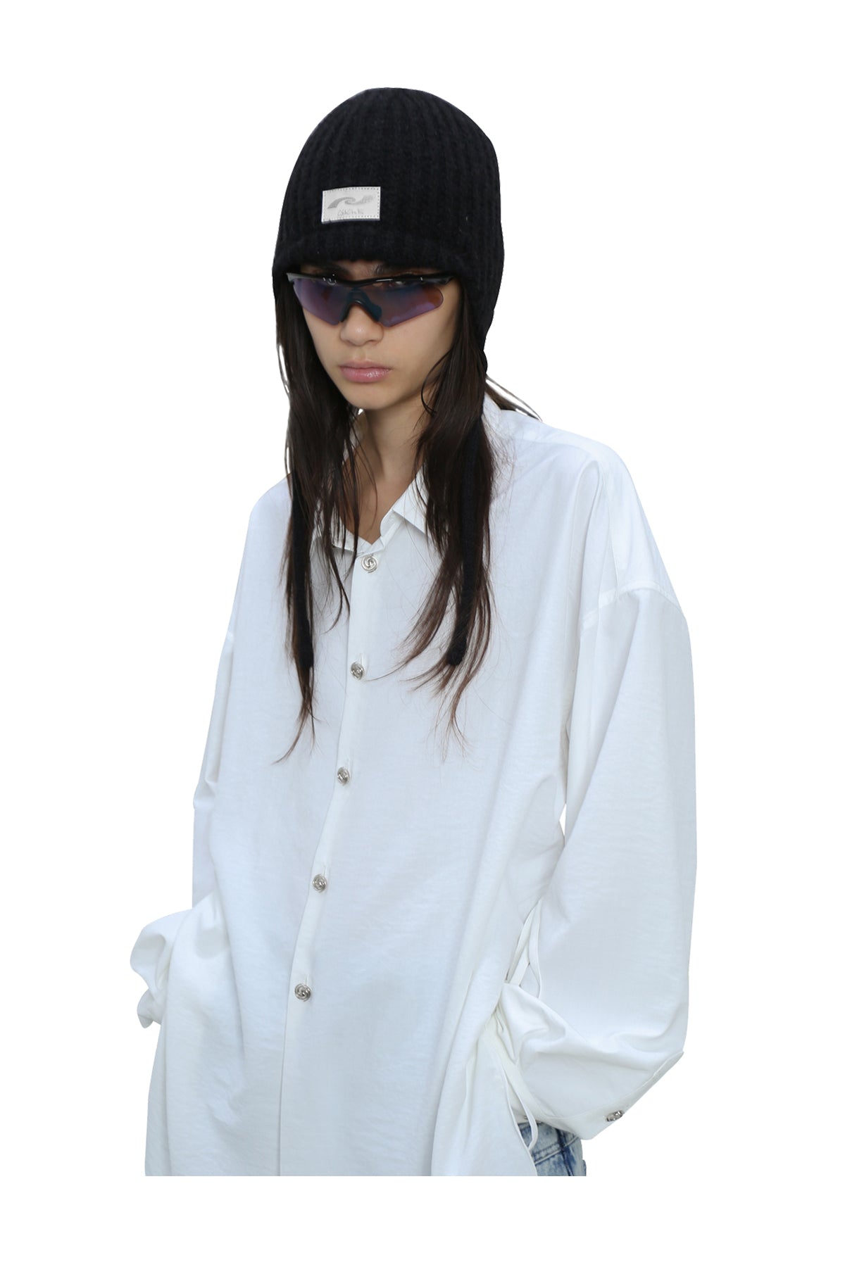 Draw code flight knit cap -black- – Cycle by myob