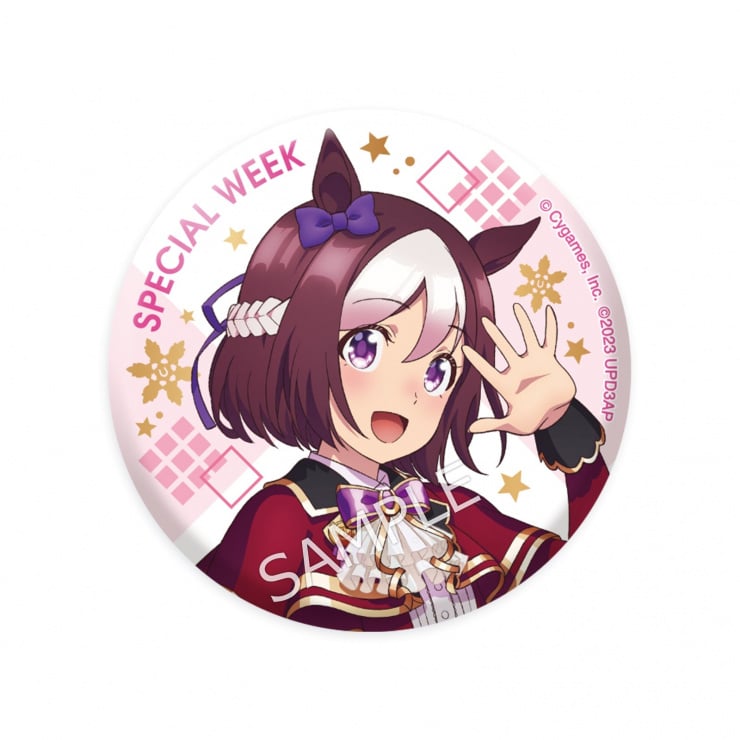 ウマ娘 プリティーダービー 公式缶バッジ オグリキャップ（制服Ver