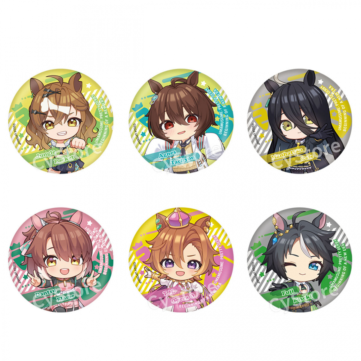 ウマ娘 アグネスタキオン 缶バッジ 新時代 キャラバッジ Agnes Tachyon