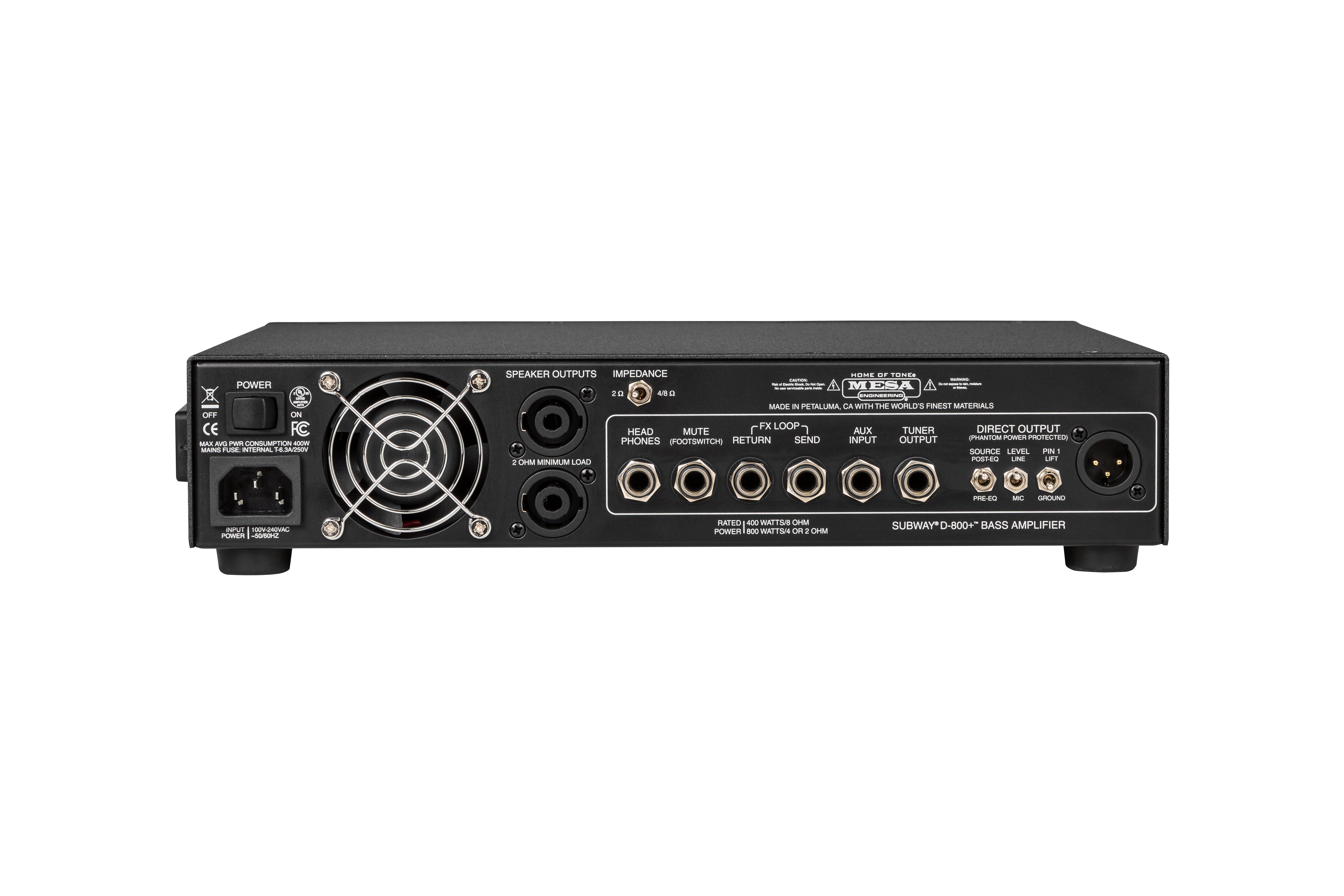 Mesa Boogie Subway D-800+ Bass Amp Head | Danville Music